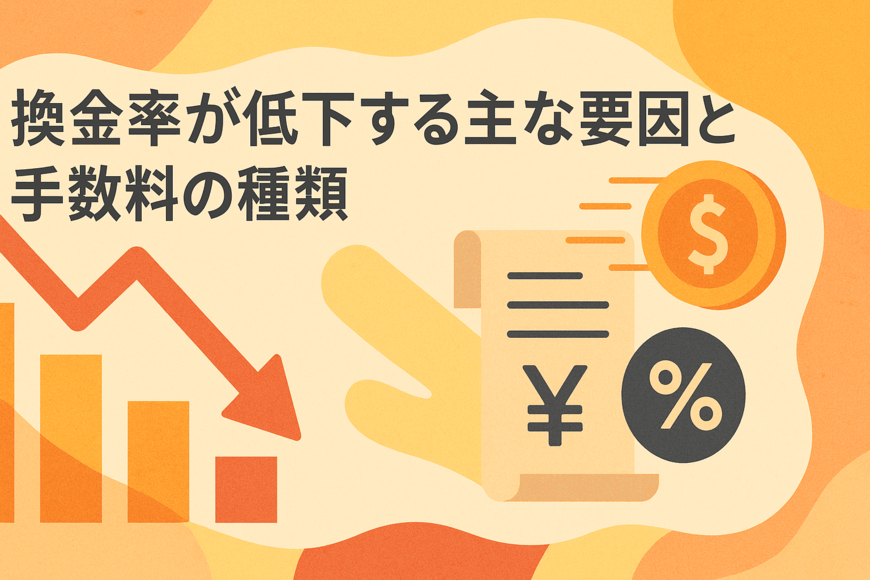 換金率が低下する主な要因と手数料の種類